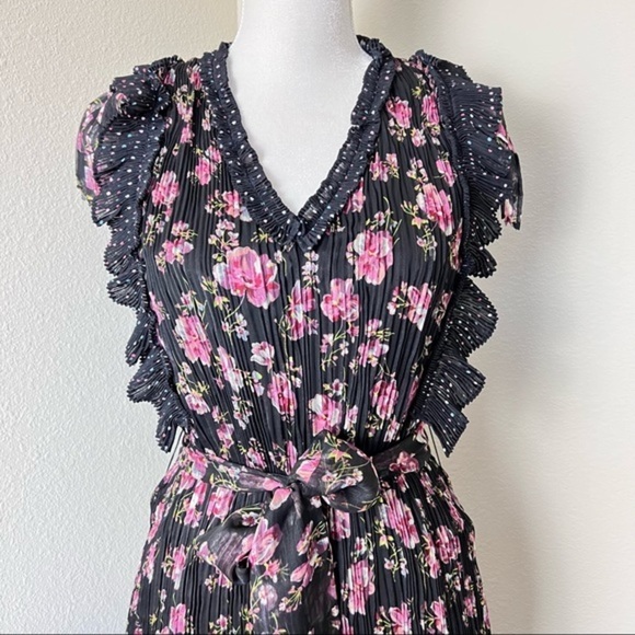 CLOSING CLOSET SALE FOXIEDOX Anaise Anthropologie Dress Floral Print small - Picture 3 of 12